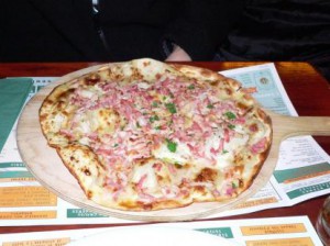 Photo de tarte flambée